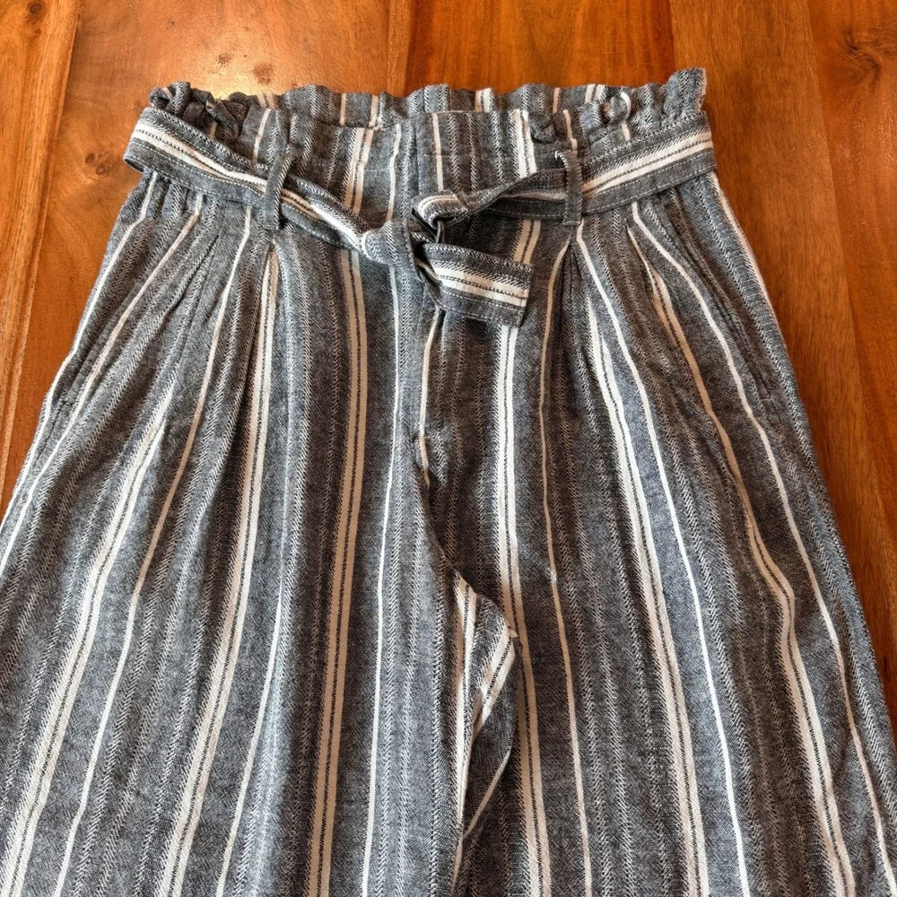 Banana Republic Women's Wide Leg Linen Blend‎ Pants Size 6